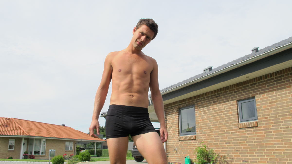 Mand i sorte UOMO boxershorts